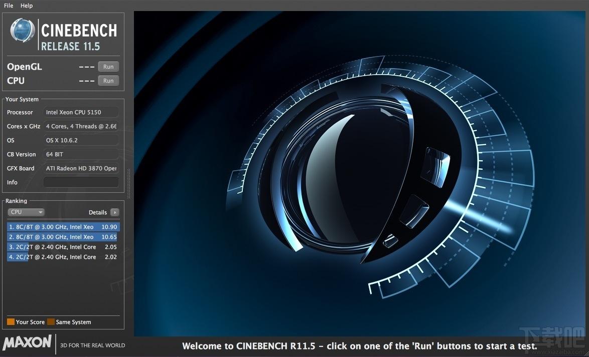 Cinebench,系统测试