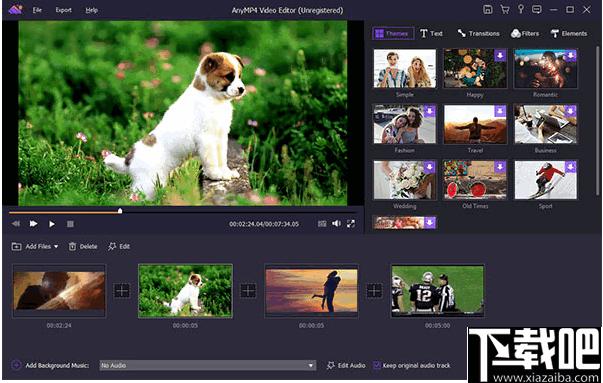 AnyMP4 Video Editor下载,视频制作,视频编辑
