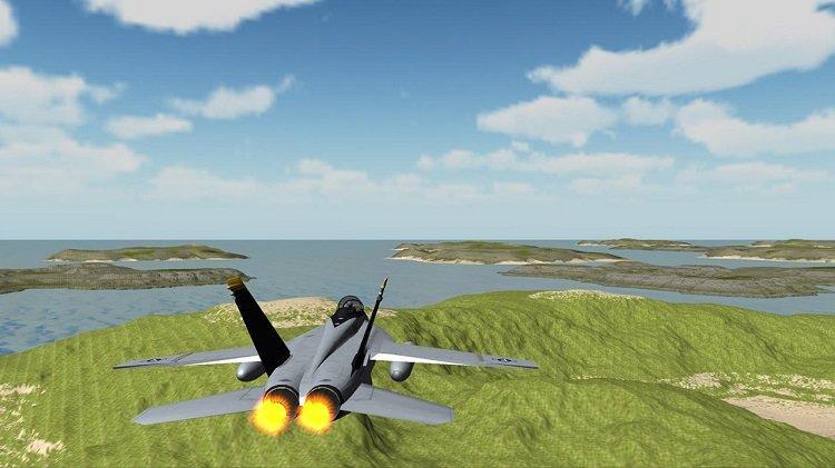 f18飞机模拟器3d手游中文版下载,f18飞机模拟器3d,飞行游戏,射击游戏
